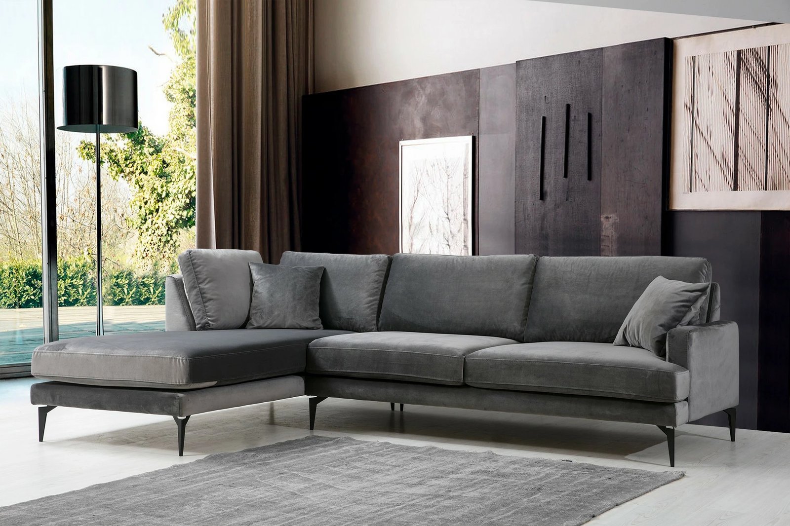 Këndare Atelier del Sofa, Papira këndore majtas, anthracite