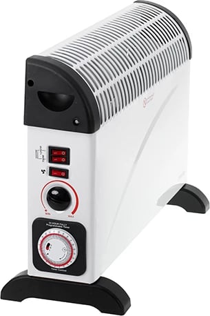 Ngrohës konvektor, Mesko, MS 7741, 2000W, termostat, timer 24h, ventilator Turbo, i bardhë