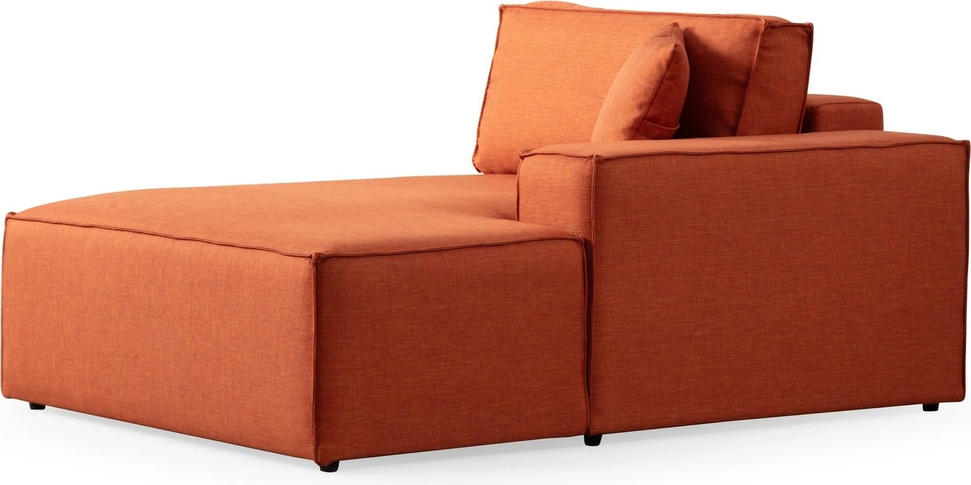 Kënd-sofë krevati Atelier del Sofa, kënd i djathtë, portokalli