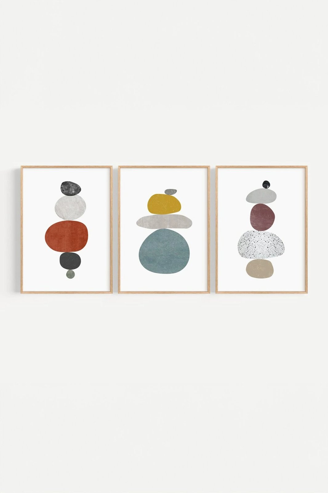 Pikturë dekorative me kornizë (3 copë), Wallity, Artsycllct42