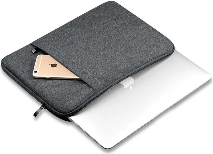Çantë për laptop Tech-Protect, 15-16", hiri e errët