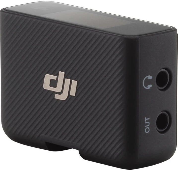 Sistem audio pa tela DJI Mic Basic, 1 transmetues + 1 marrës, i zi