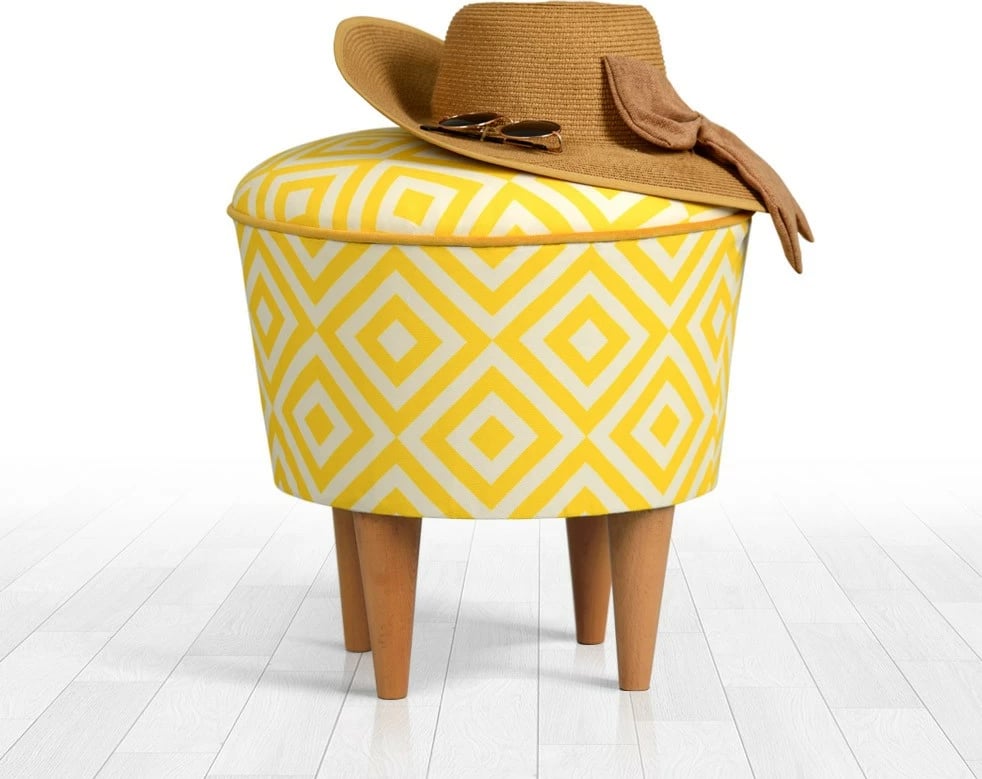 Puf Atelier del Sofa, ngjyrë e verdhë Sun