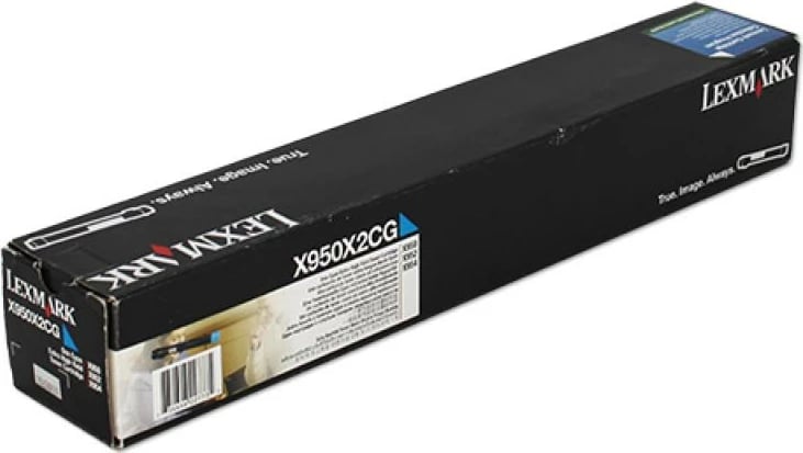 Toner Lexmark X950X2CG kapacitet shumë i lartë 24000 faqe cyan