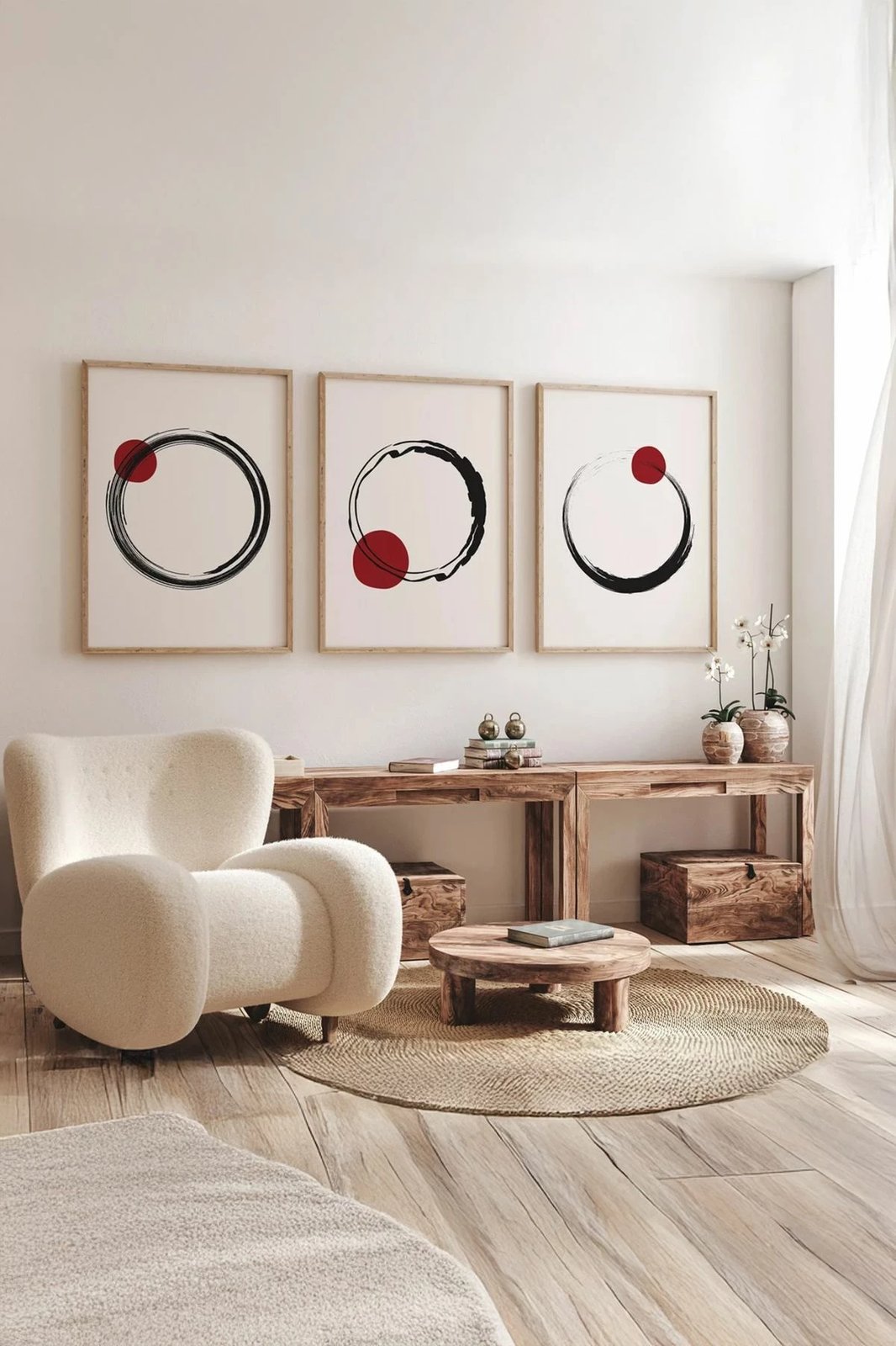 Pikturë dekorative me kornizë (3 copë), Wallity, Ersydata5-3348