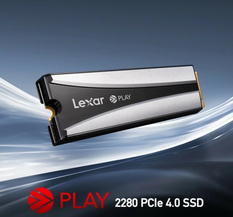 SSD Lexar PLAY 2TB 2280 Gen4, PCIe 4.0, i zi/argjendtë