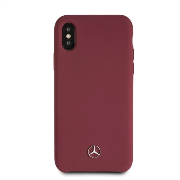 Mbështjellës Mercedes Silicone Line për iPhone X/XS, Kuq
