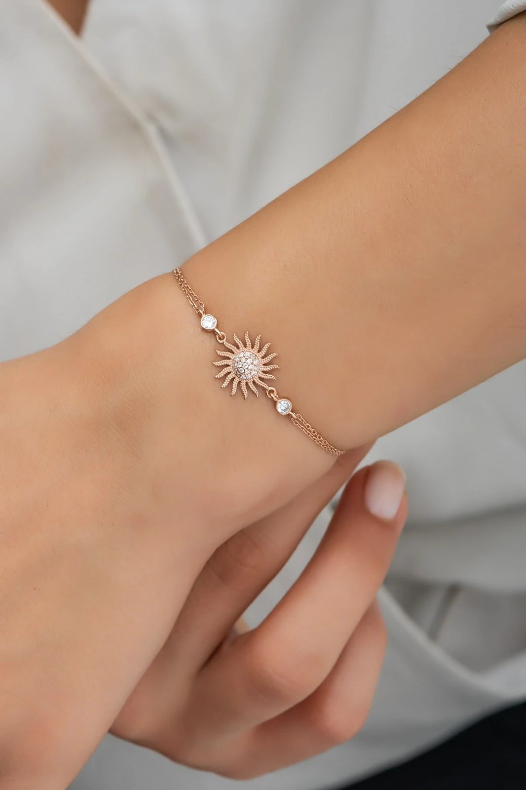 Byzylyk argjendi, ngjyrë rozë gold, Jumeon, NRZ99592