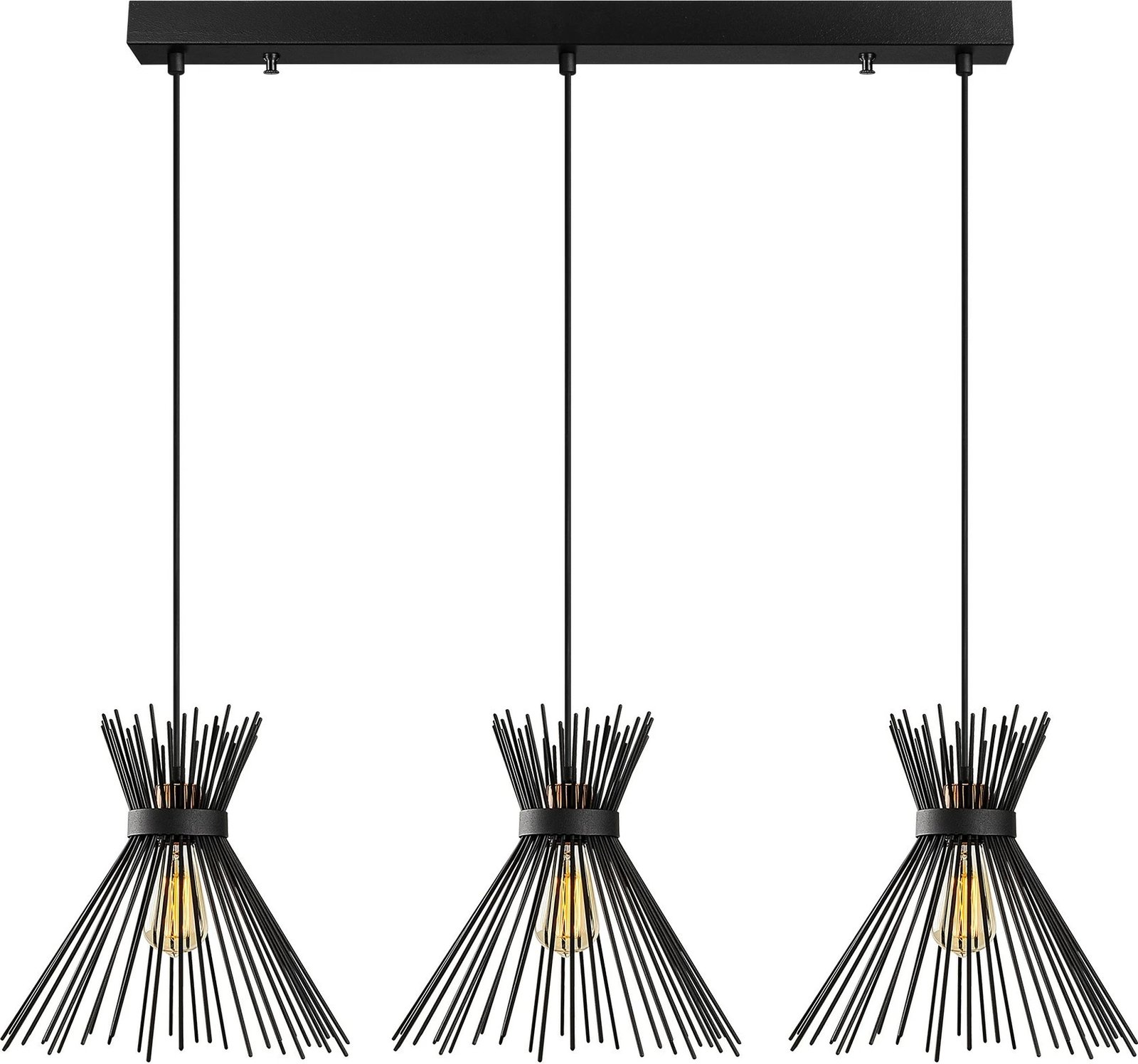 Llambë tavani Opviq, Kirpi - 3088, ngjyrë e zezë