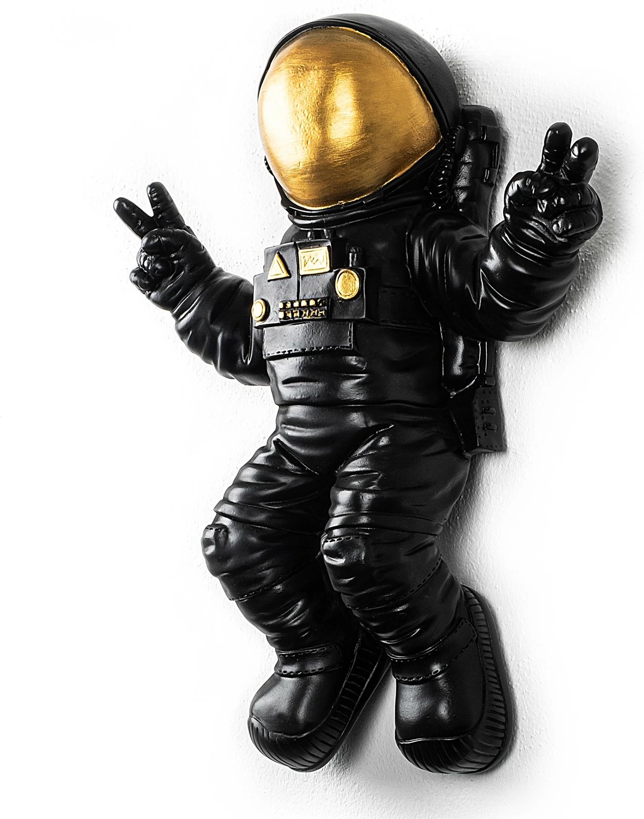 Aksesor dekorativ për mur, Wallity, Cosmonaut 2, shumëngjyrësh, 35x47x10cm