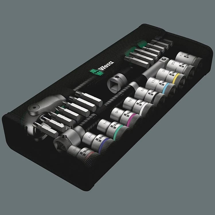 Set veglash Wera 8100 SC 9, Çelik, Zi