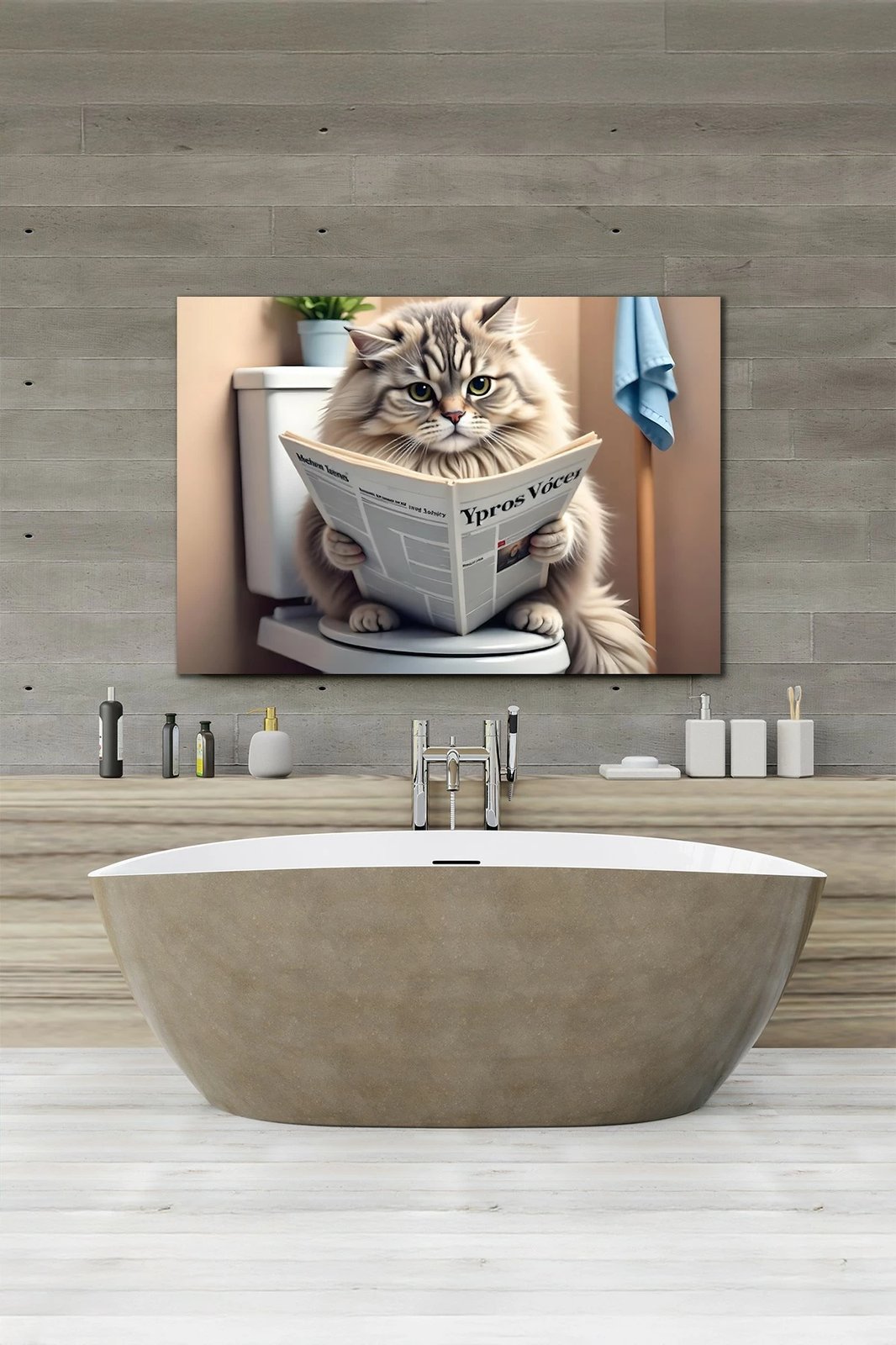 Pikturë dekorative në kanavacë, shumëngjyrëshe, Wallity, Ersyaıhyvn12, 40x60cm