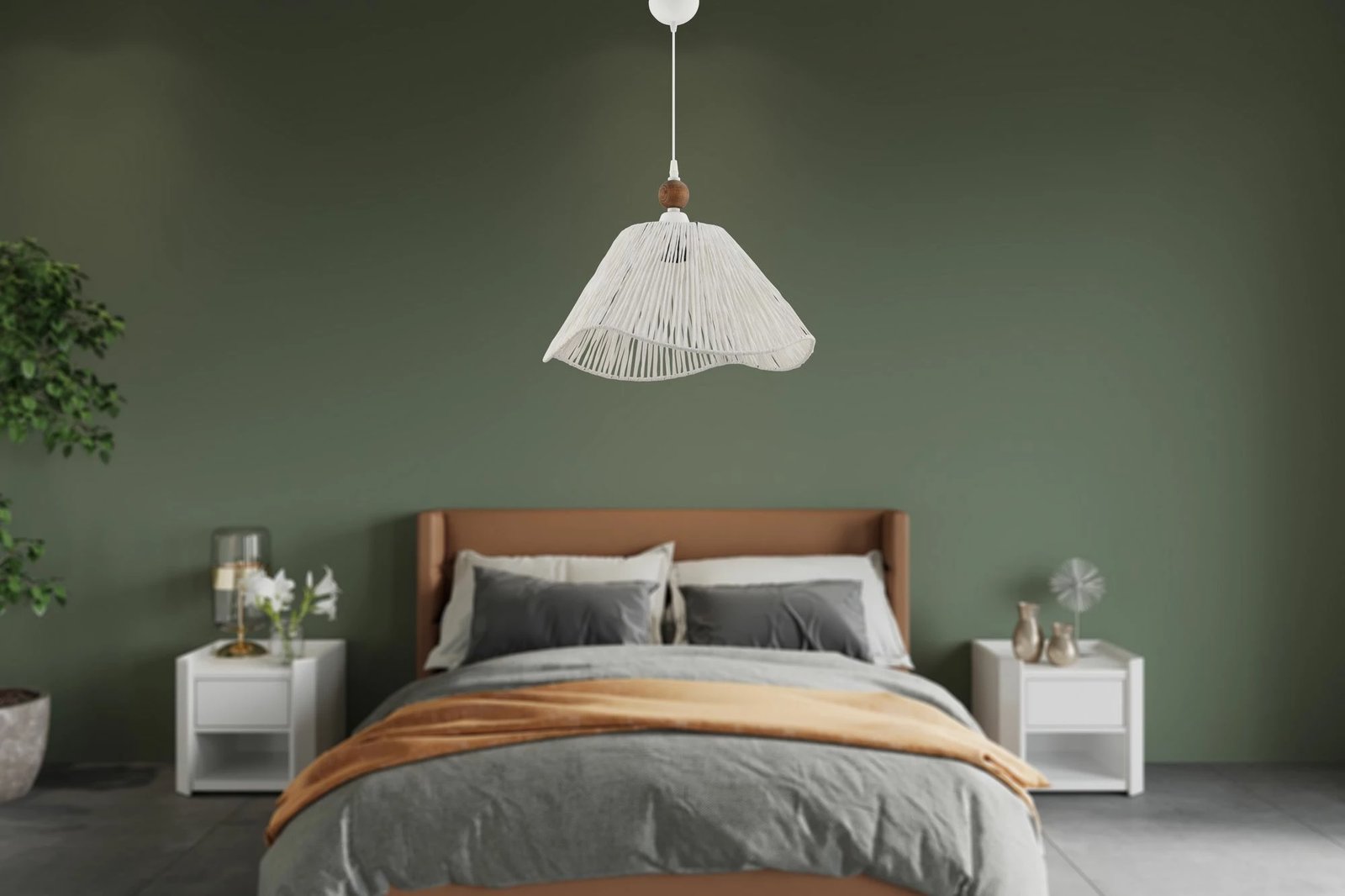 Llambë tavani Opviq, Sukne W, e bardhë dhe kafe