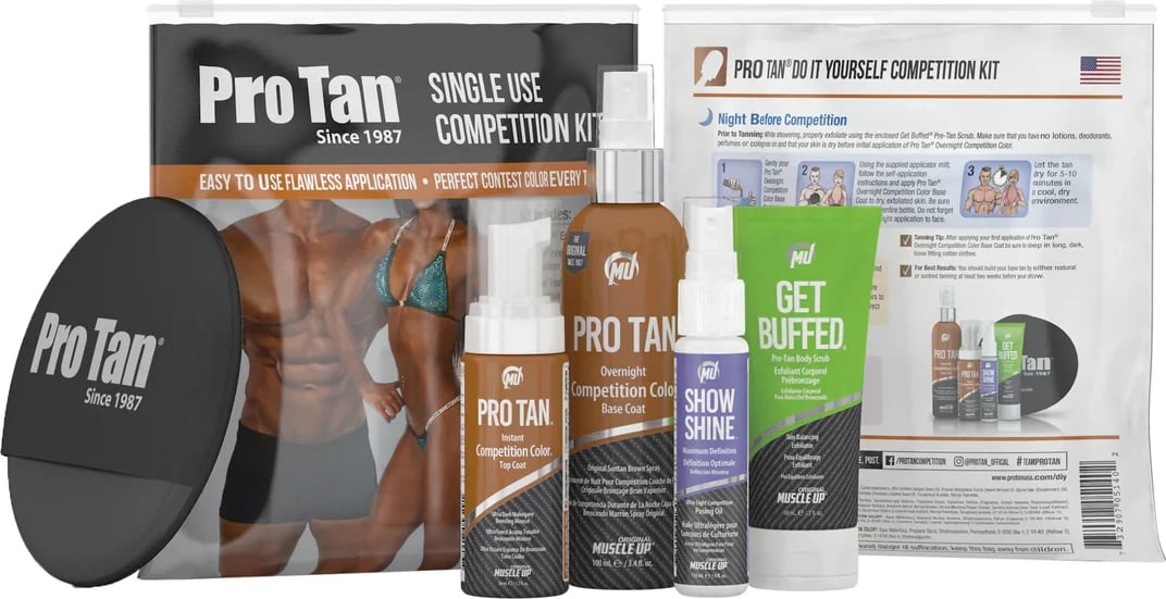 Pro Tan® Ngjyrë për Gara Bodybuilding – Mini Kit