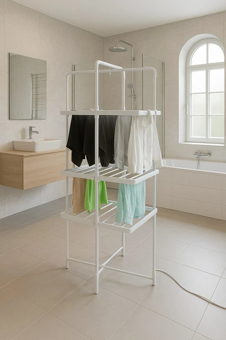 Tharëse elektrike rrobash Adler AD 7829, palosëse, e bardhë