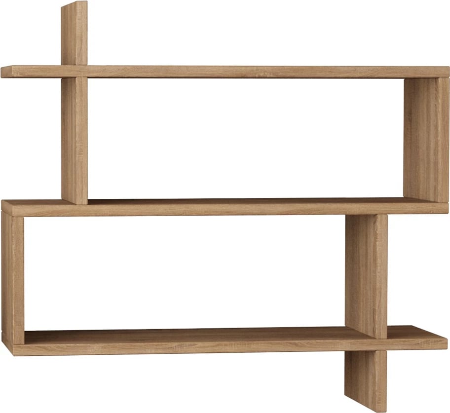 Raft muri, ngjyrë lisi, Skye Decor, Paralel