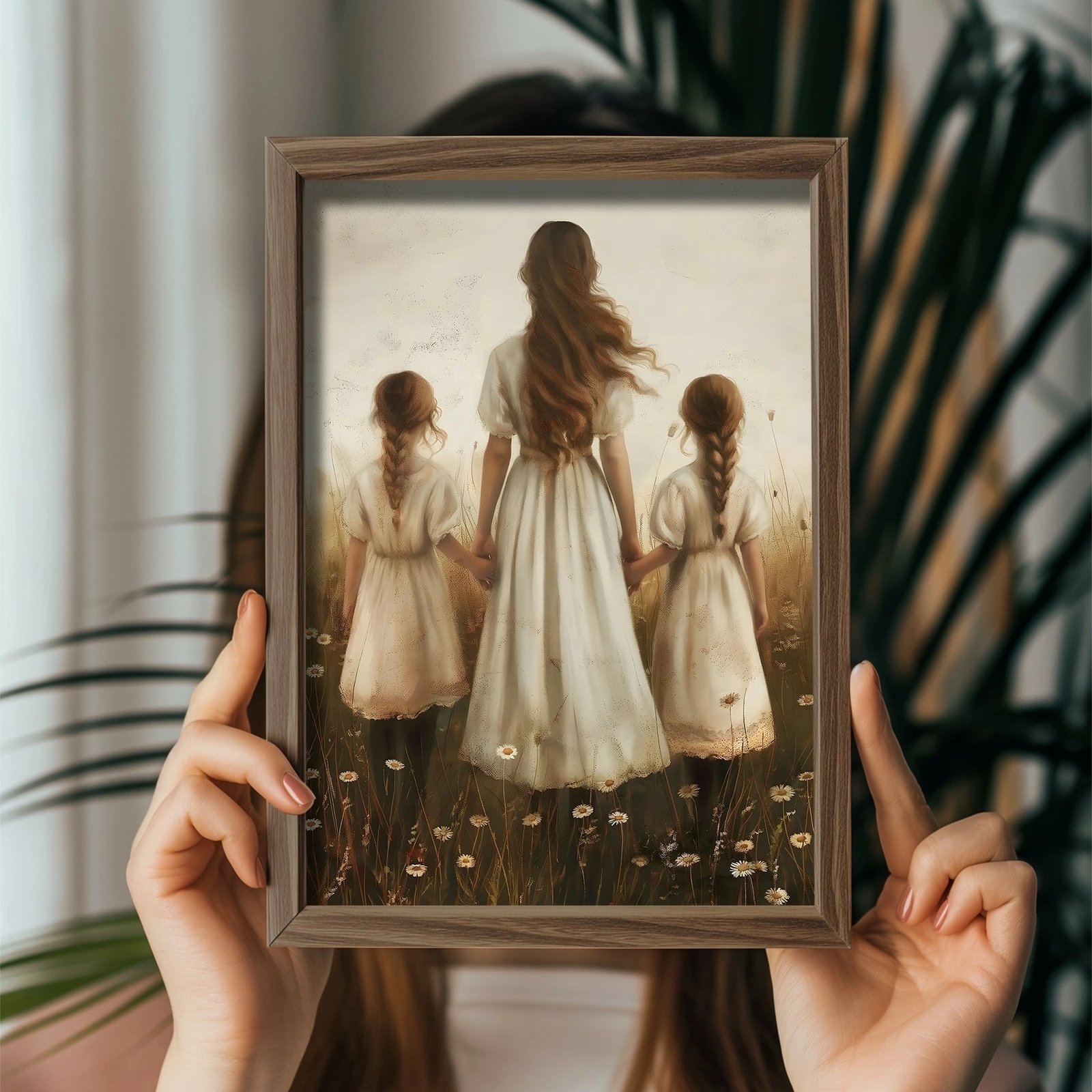 Pikturë dekorative me kornizë MDF, Wallity, GE222-L, shumëngjyrëshe