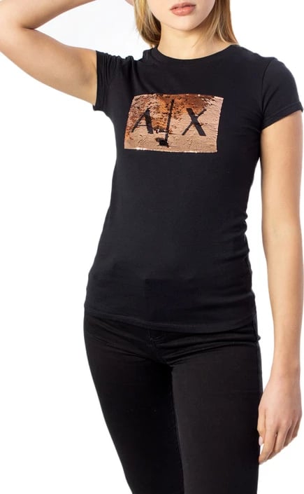 Maicë për femra Armani Exchange, e zezë 