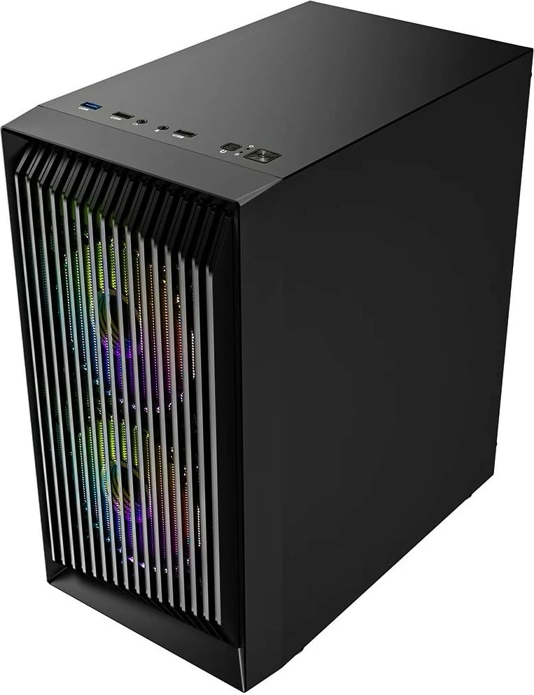 Kasë Logic Concept ATOS ARGB MINI USB 3.0, Mini Tower, e zezë Kasë Logic Concept ATOS ARGB MINI USB 3.0, Mini Tower, e zezë