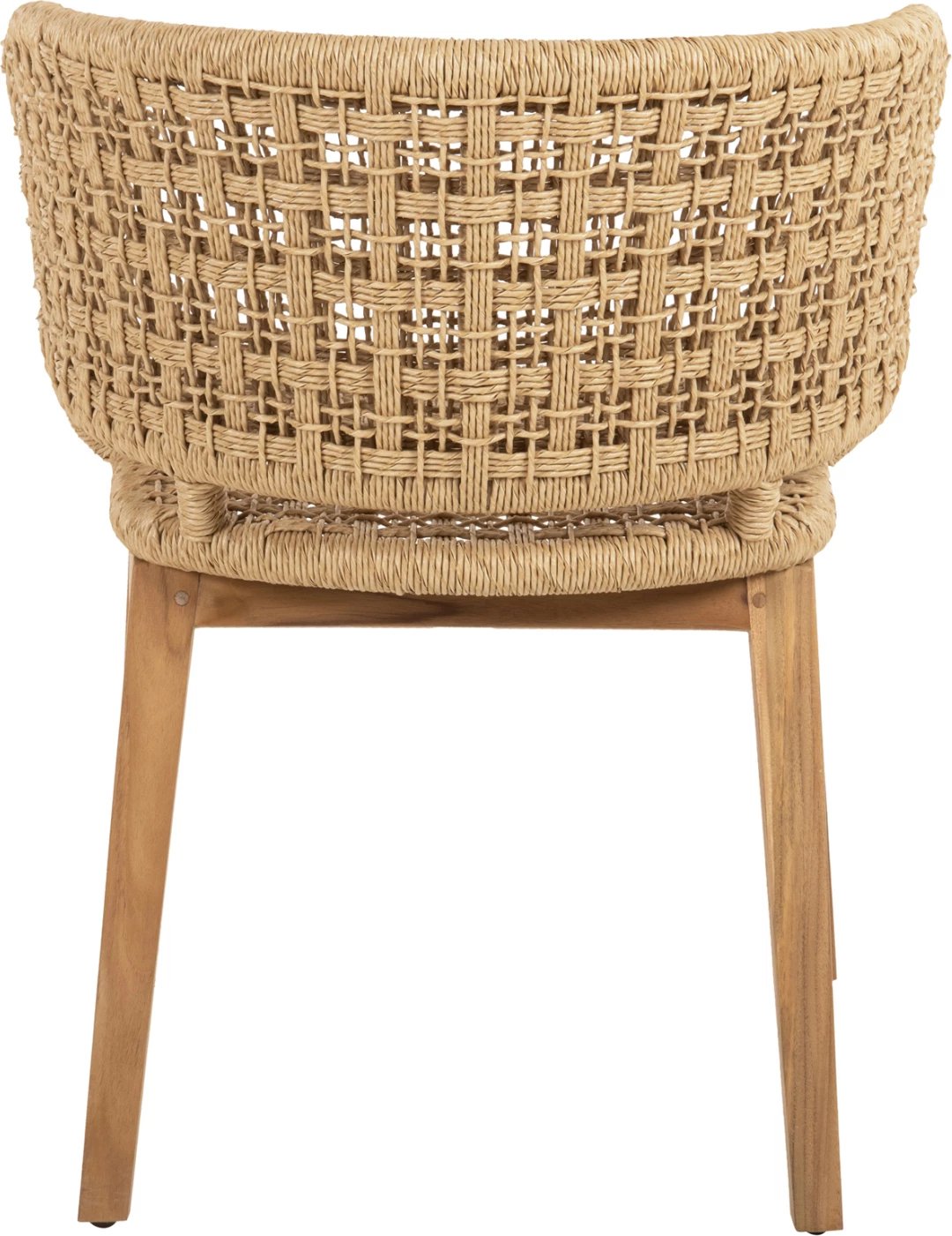 Karrige për brenda FARLEY, dru teak, litar sintetik, ngjyrë natyrale, 57x58x86H cm