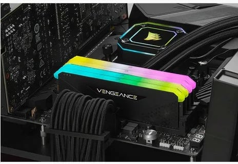 RAM Memorje Corsair Vengeance RGB 16GB DDR4 3200MHz CL16, e zezë