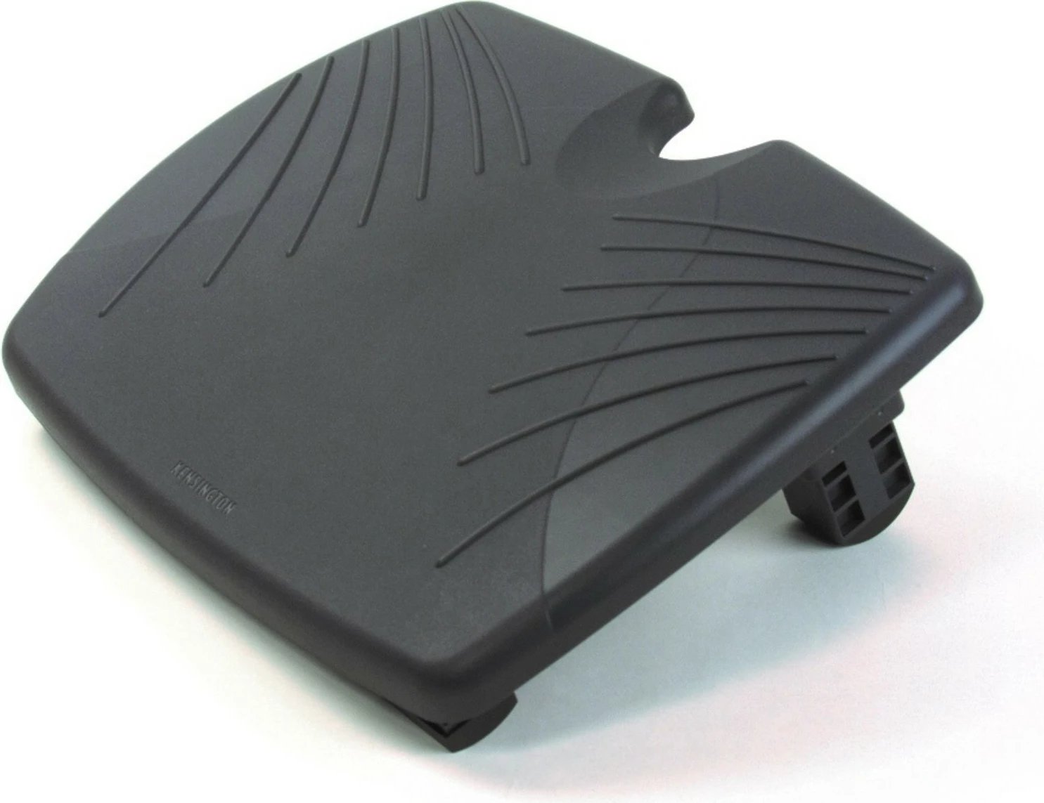 Mbështetëse këmbësh Kensington Solerest, e rregullueshme në lartësi dhe kënd, e zezë