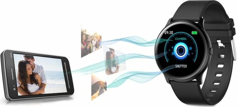 Smartwatch unisex G. Rossi, e zezë