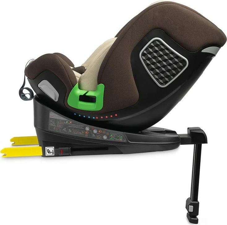 Karrige auto, CARETERO Kamptos i-Size, 40-150 cm (0-36 kg), ISOFIX, rrotulluese 360°, Beige