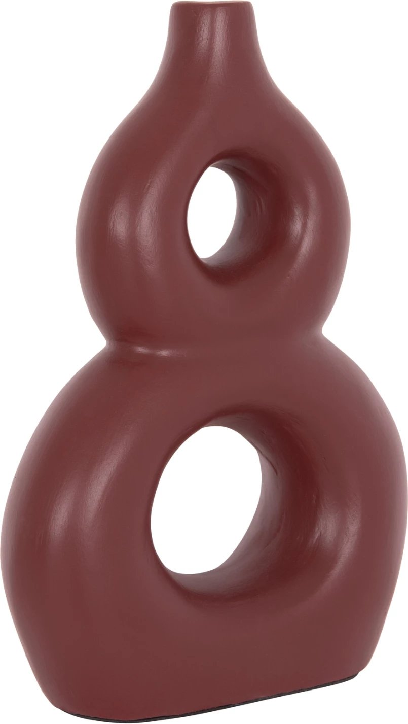 Vazo dekorative tavoline FIORIN, terrakotë, ngjyrë e kuqe maron, FH4666.03S, 21x7.5x31cm Vazo dekorative tavoline FIORIN, terrakotë, ngjyrë e kuqe maron, FH4666.03S, 21x7.5x31cm