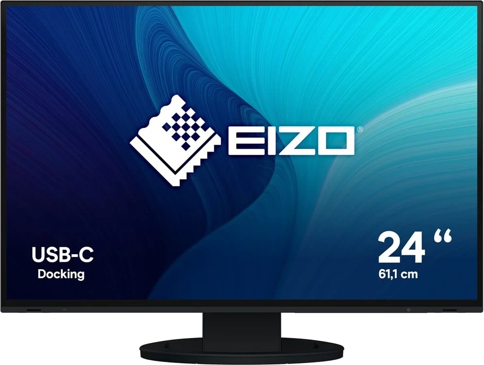 Monitor EIZO FlexScan EV2485-BK, 24.1", WUXGA, LED, USB-C, i zi