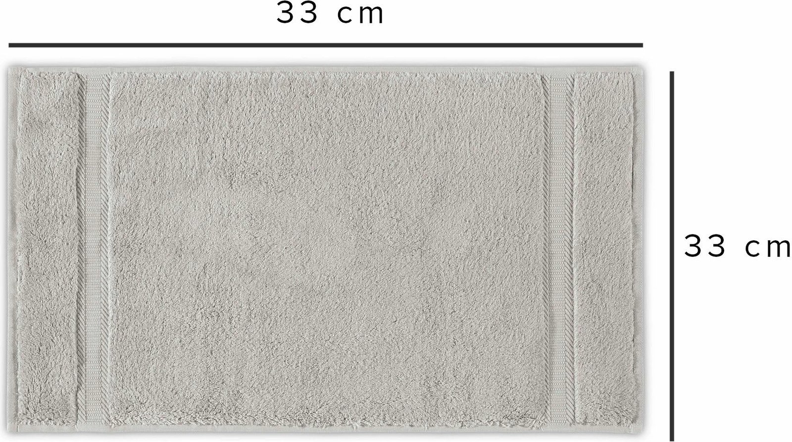 Peshqir fytyre Mijölnir, fancy, ngjyrë gri e çelët, 33x33cm (1 copë)