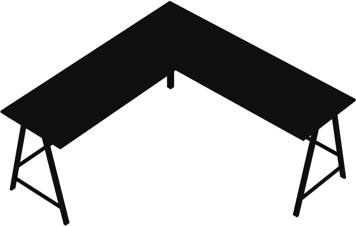 Tavolinë pune Hanah Home, Team L, e zezë