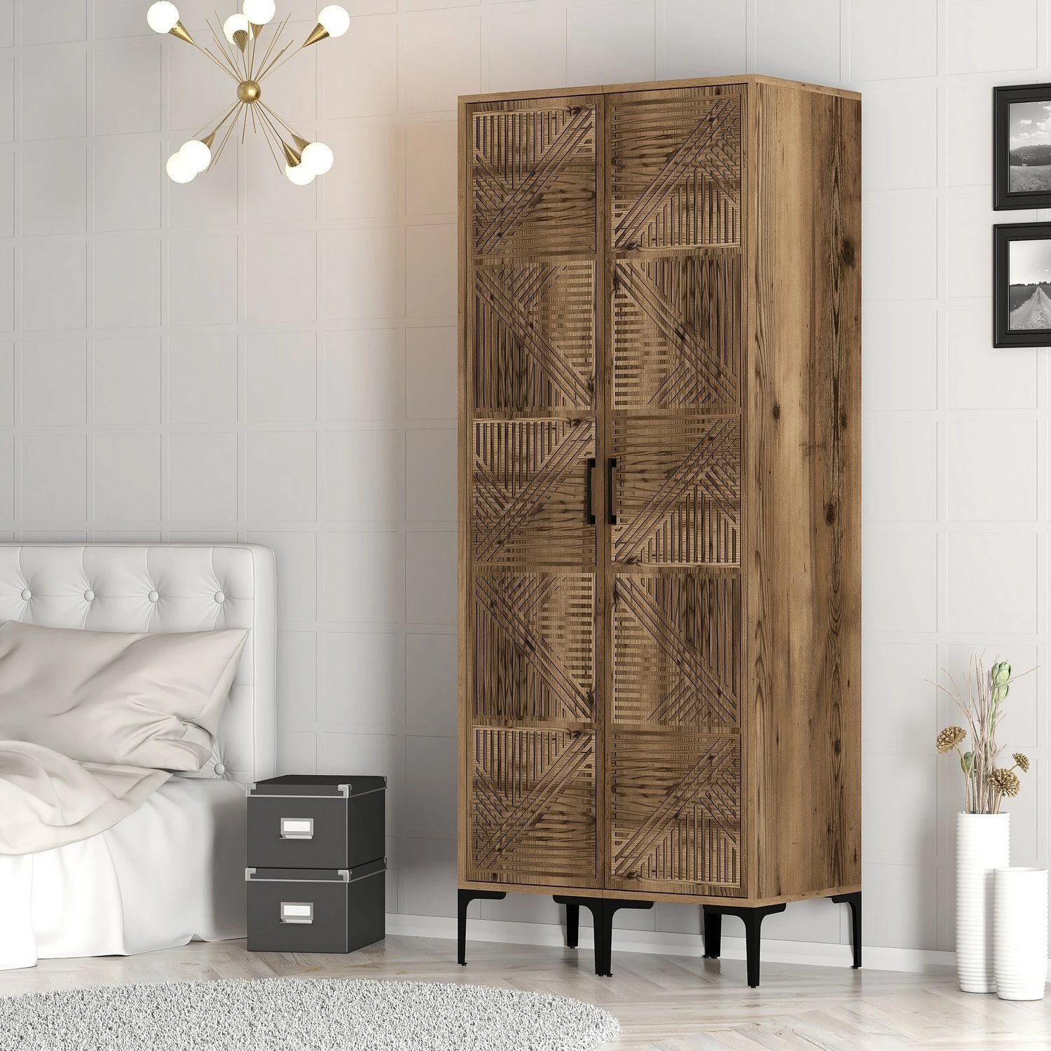 Dollap Hanah Home, Kumsal PP, ngjyrë arre