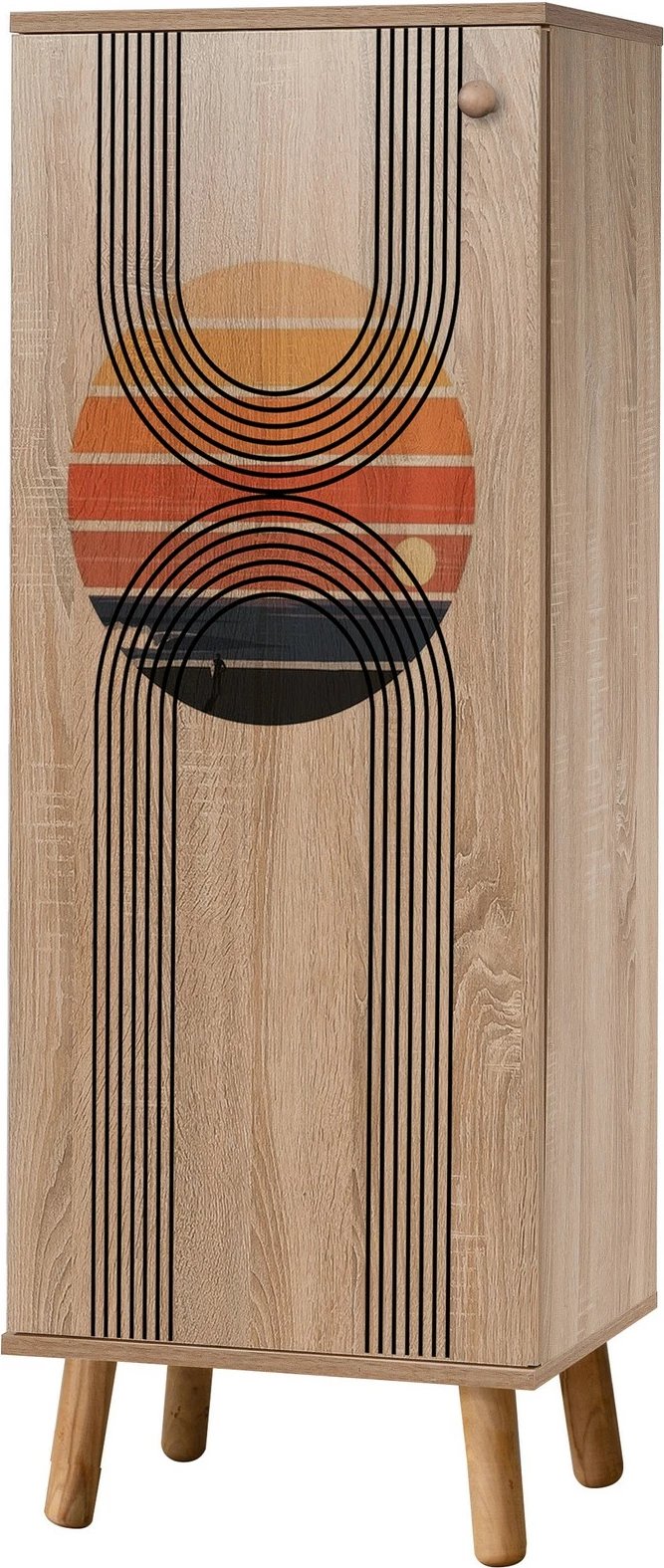 Dollap për këpucë Skye Decor, Vegas - S 926, ngjyrë sonomo