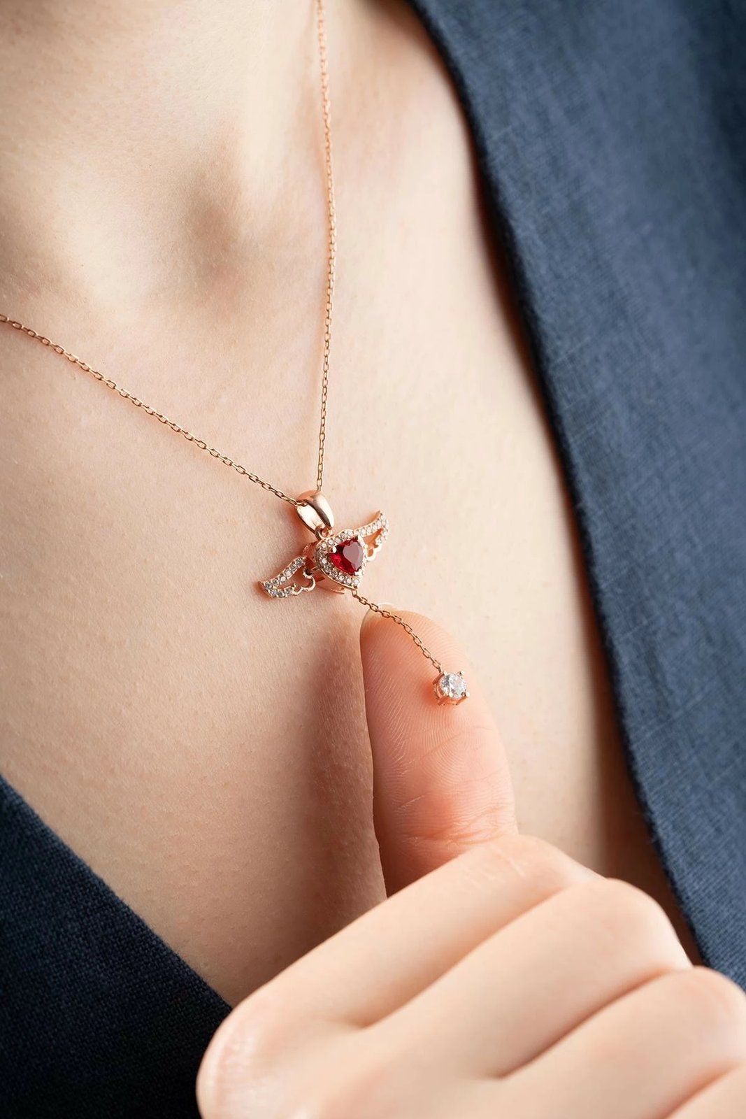 Varëse argjendi Jumeon, ngjyrë ari rozë dhe e kuqe, NRZ999466