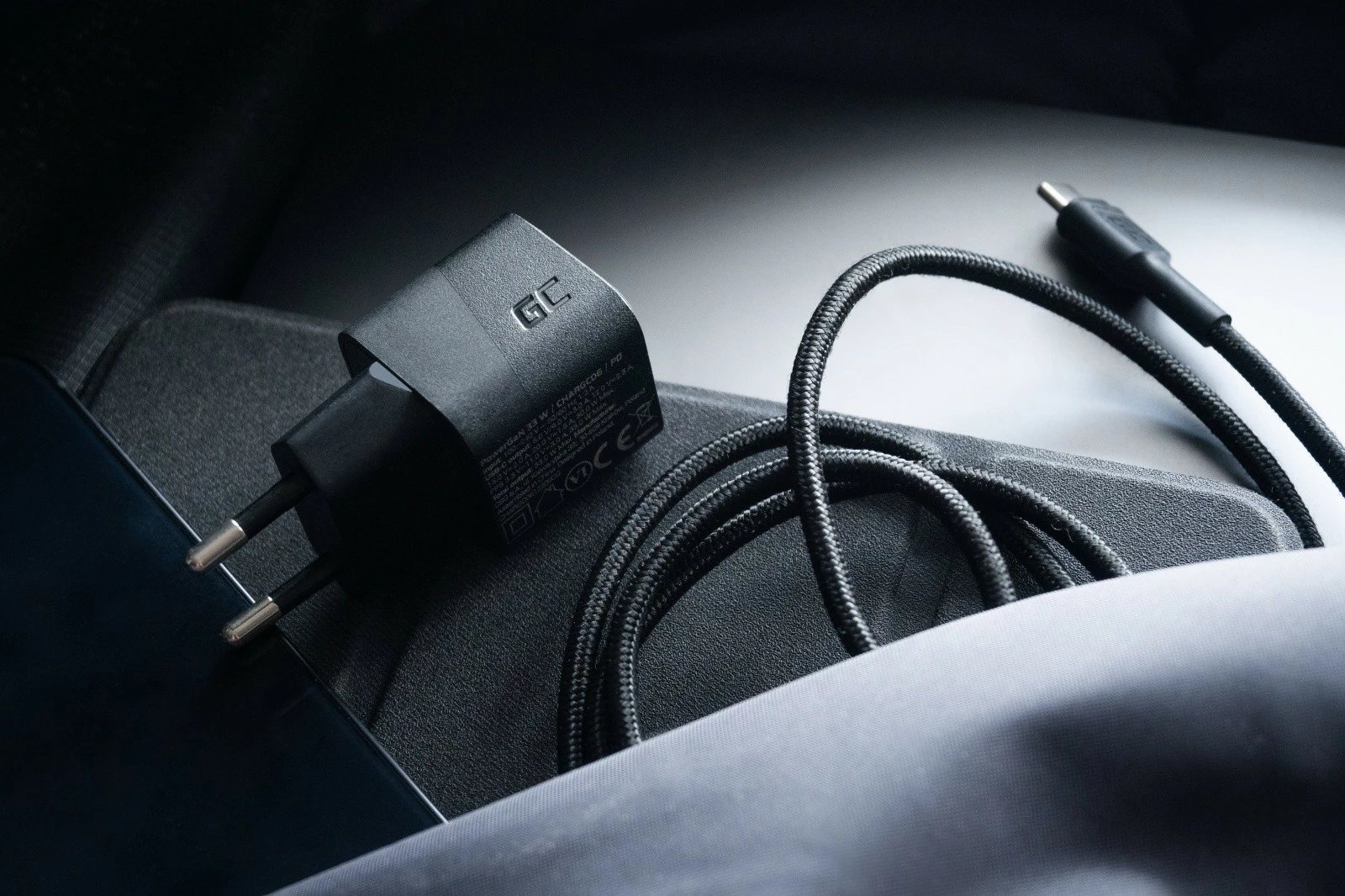 Karikues murit Green Cell GC PowerGaN 33W, USB-C, i zi