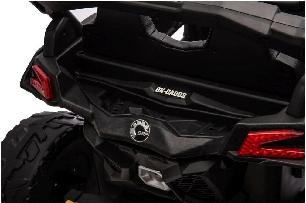 veturë elektrike për fëmijë, BABY MIX, Buggy Hornet, 12V 4.5Ah, 2x25W, MP3/USB/SD/Bluetooth me telekomandë, drita LED, rrota EVA, sedilje lëkure, e verdhë