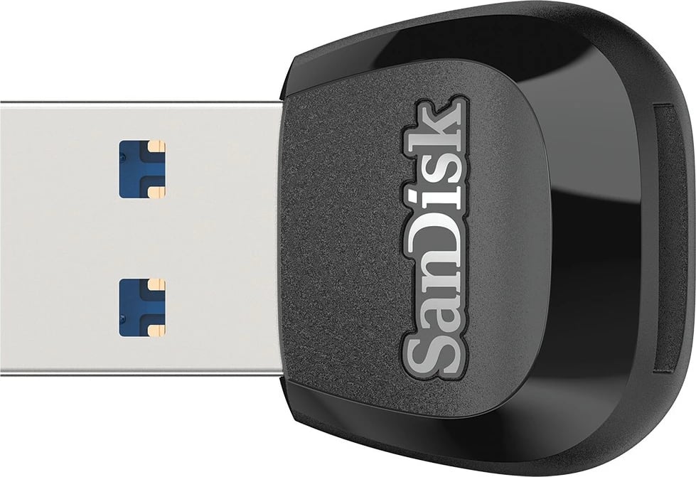Lexues kartelash SanDisk MobileMate, MicroSD, MicroSDHC, MicroSDXC, 170 Mbit/s, USB 3.2 Gen 1, ngjyrë e zezë