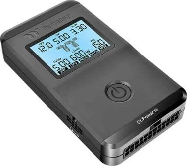 Tester furnizuesi energjie Thermaltake Dr.Power III, për kompjuterë, i zi