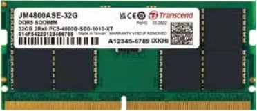 RAM Memorje Transcend JetRAM JM4800ASE-16G, 16GB, DDR5, 4800MHz, SO-DIMM