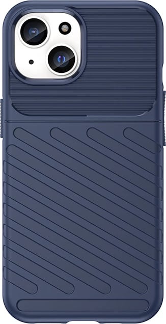 Mbështjellës Hurtel Thunder Case për iPhone 15, TPU, kaltër