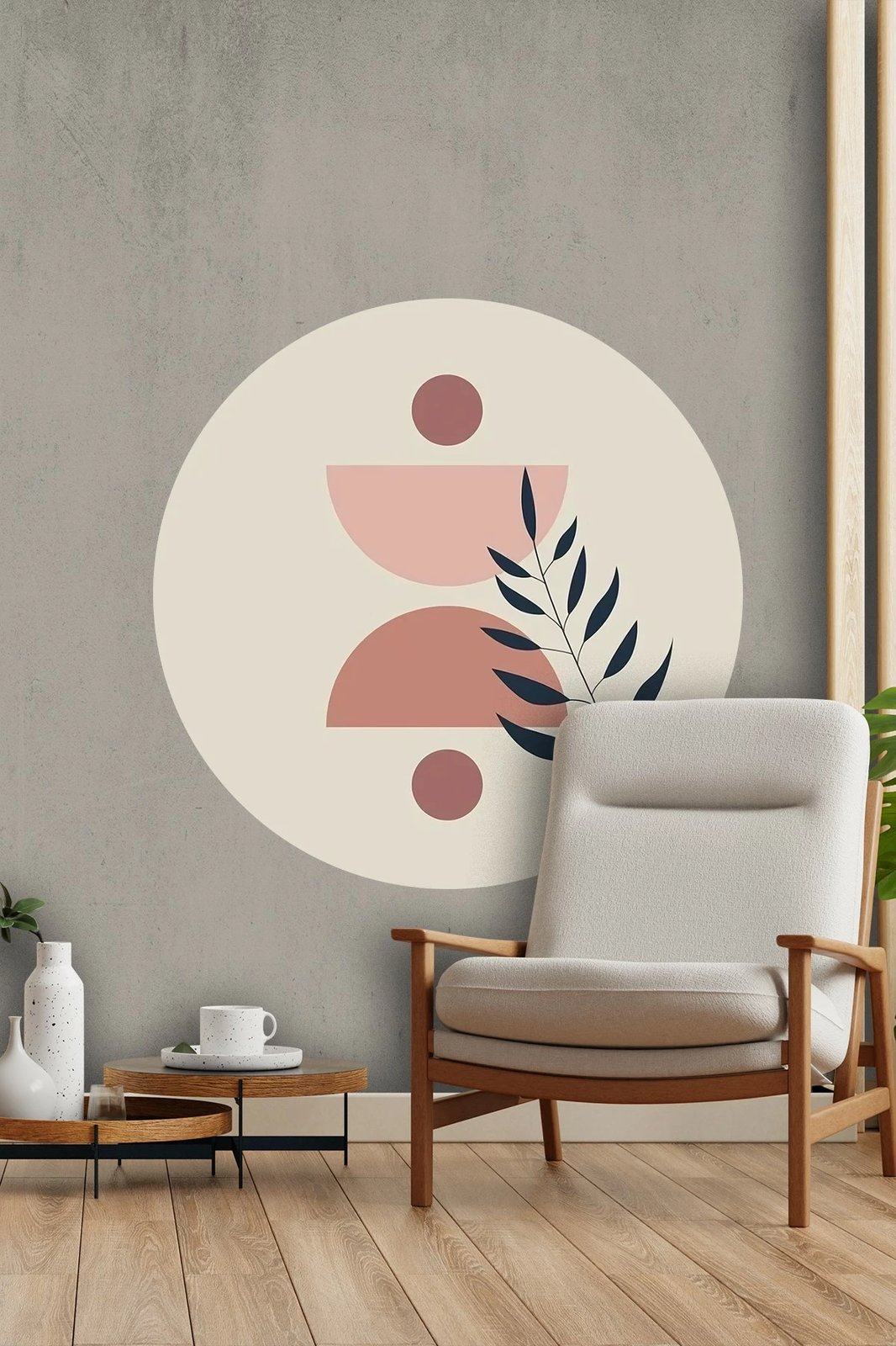 Sticker dekorativ për mur, shumëngjyrësh, Wallity, ERSYSTCKR6