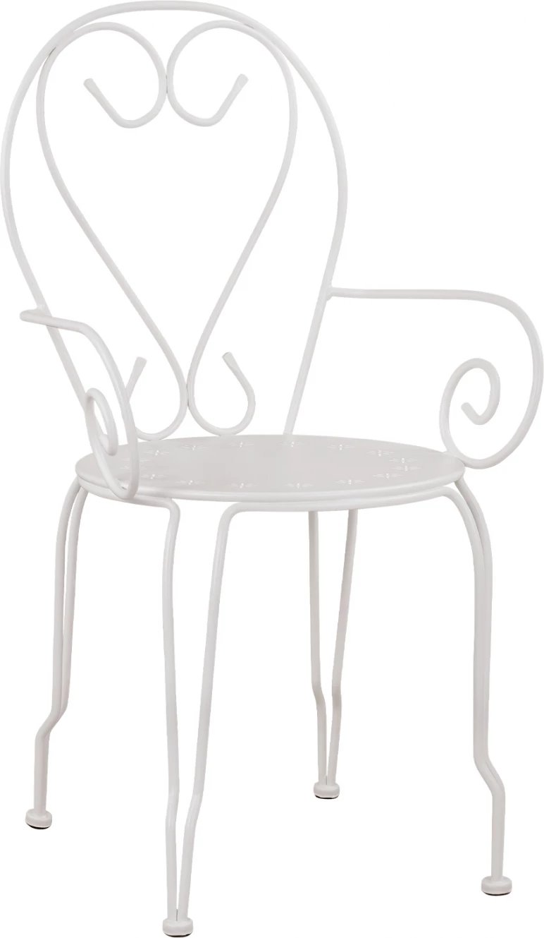 Karrige metalike Amore e bardhë FH5008.12 49x48x90 cm
