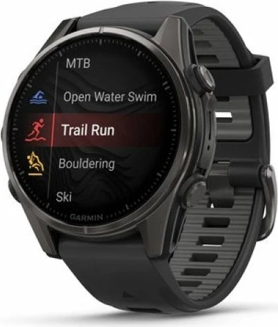 Orë sportive Garmin për meshkuj/femra, e zezë