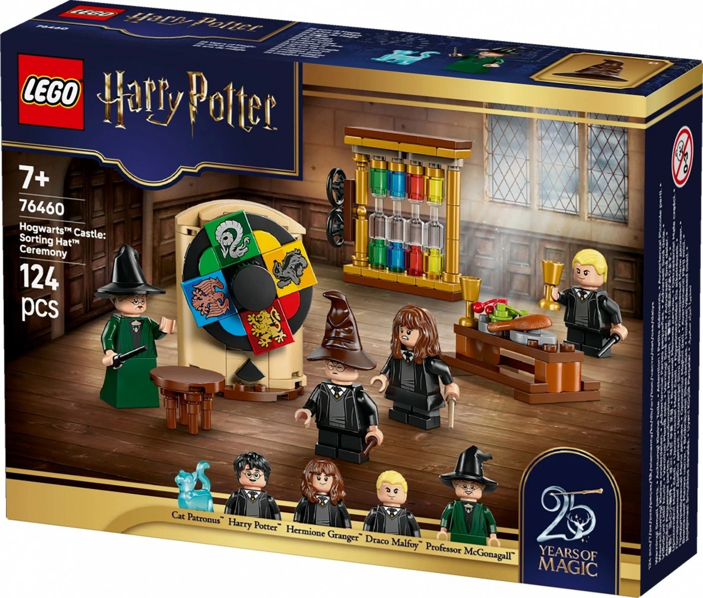 Set lodrash LEGO Harry Potter 76460 Hogwarts Castle: Sorting Ceremony, 124 pjesë, 7+