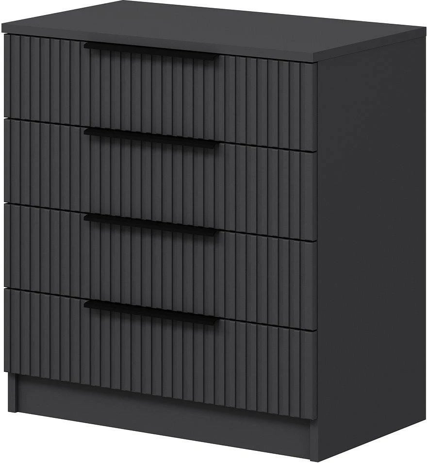 Komodë Hanah Home, Kale, anthracite, 72x77x42cm