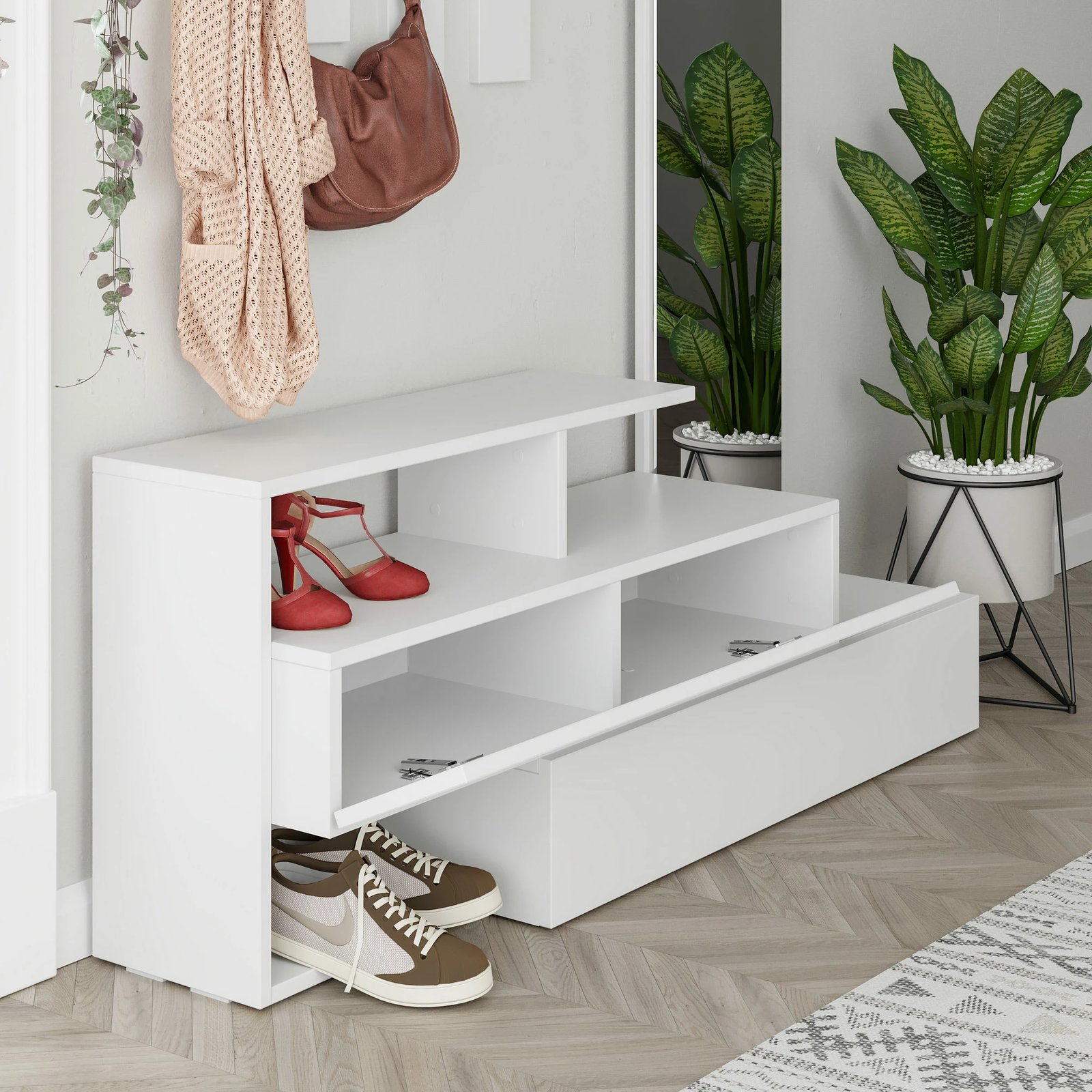 Stendë korridori Skye Decor, Ramda, e bardhë