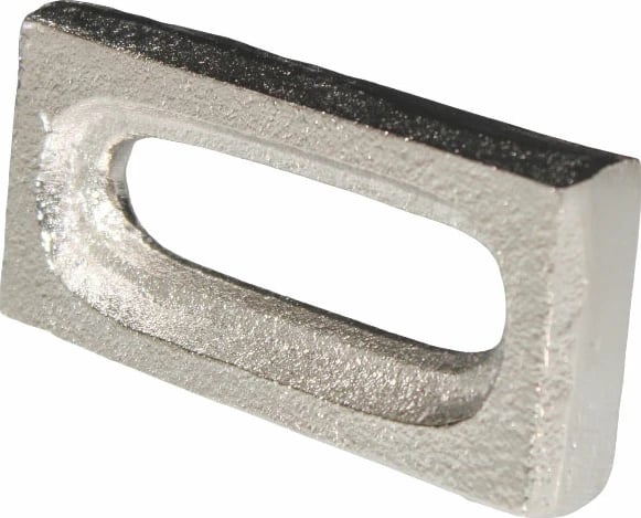 Unazë për peceta ALES, alumin, ngjyrë argjendi, 5x5x3 cm