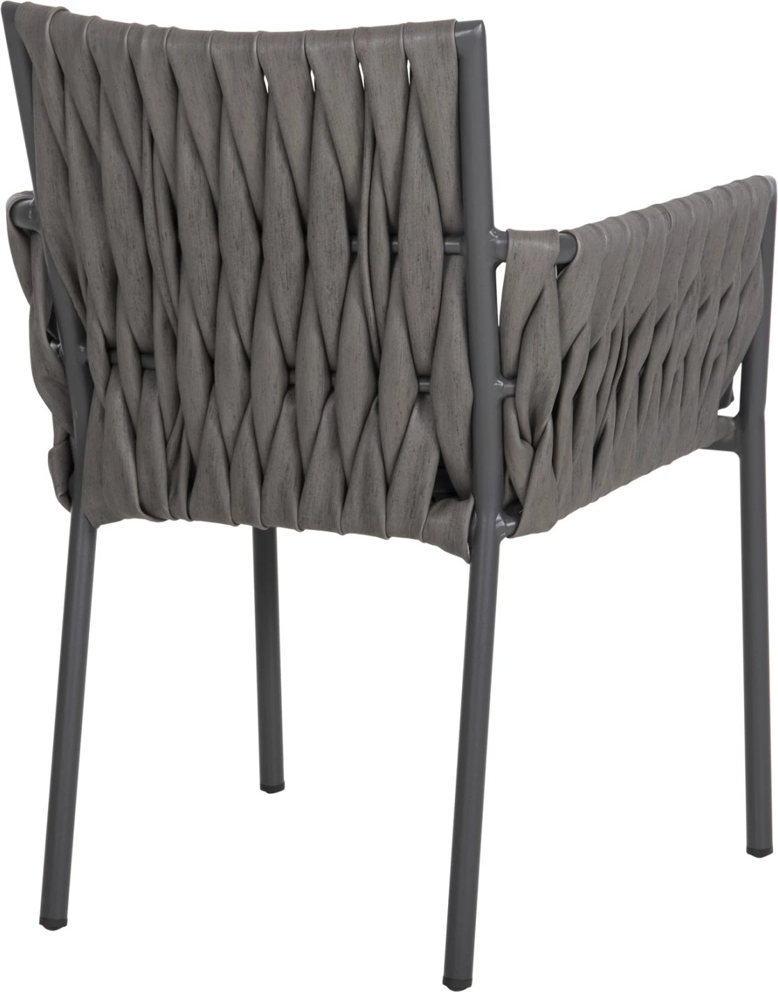 Karrige alumini MARTIN FH5564.12, kornizë antracit dhe ratan sintetik antracit, 56x56x80H cm