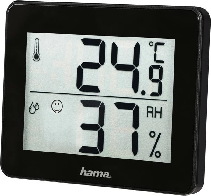 Termometër/Higrometër Hama TH-130, i zi
